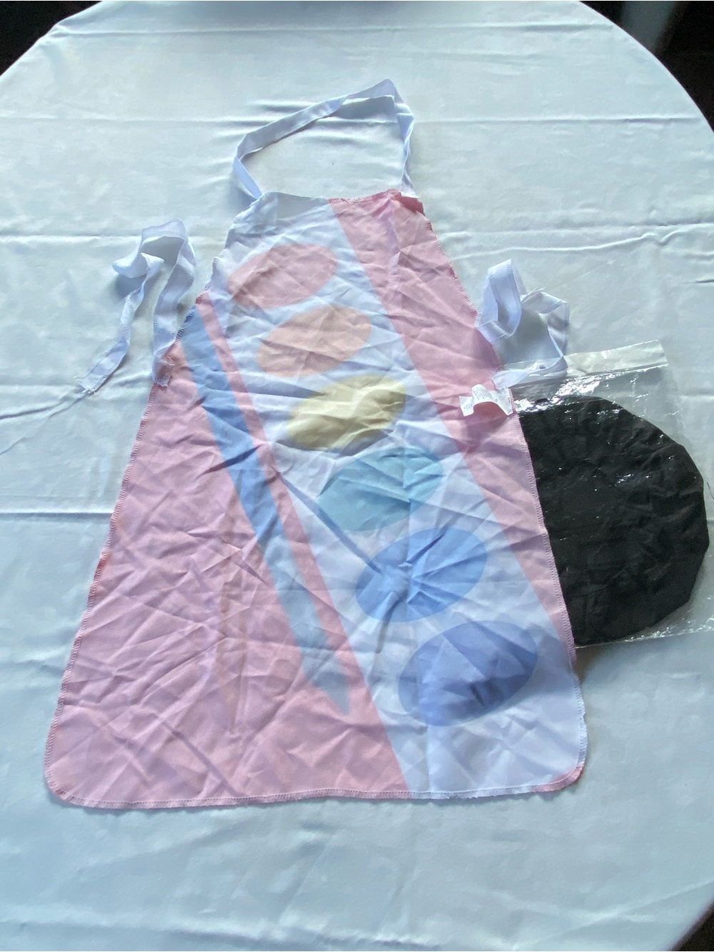 NWOT Halloween Painters Apron and Artist Black Beret Kids One Size - Picture 4 of 6